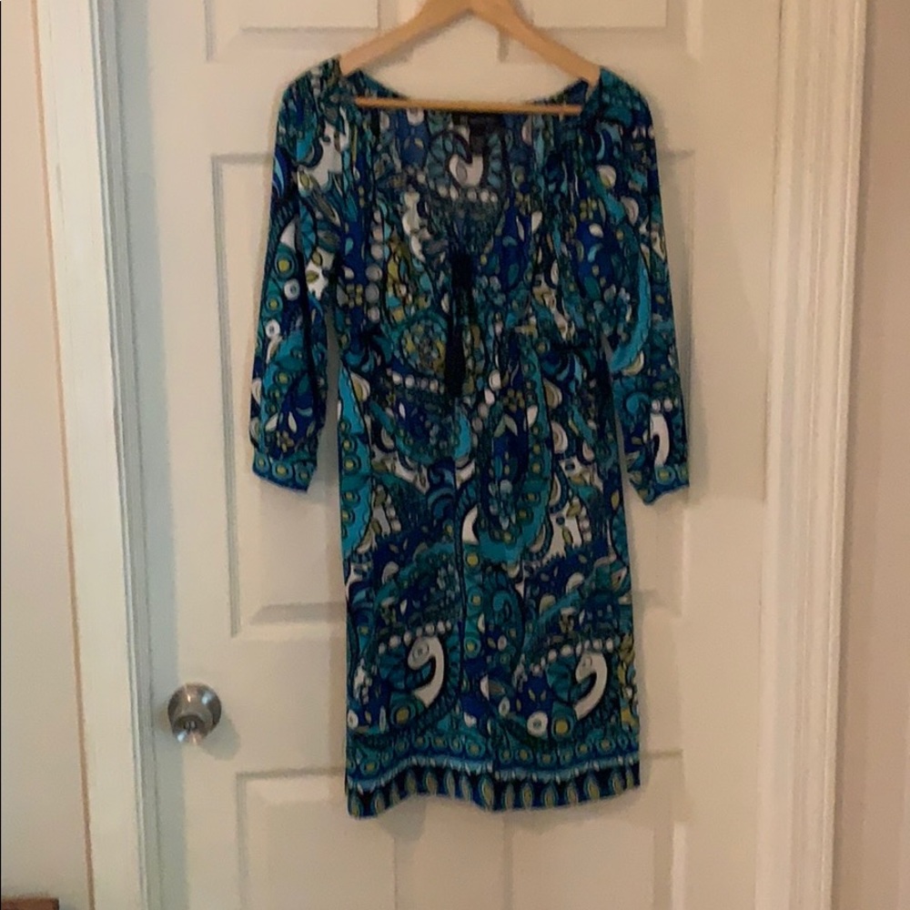 INC multicolored dress. Size L